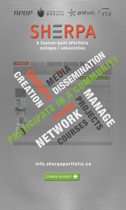 Sherpa - A Custom-build ePortfolio College | University