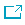 Icon for a link that opens in a new window