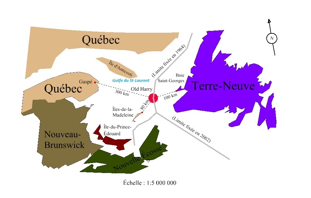 Carte produite par l'un des étudiants d'Antoine Letarte