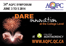 AQPC symposium poster – DARE. Innovation at the College Level