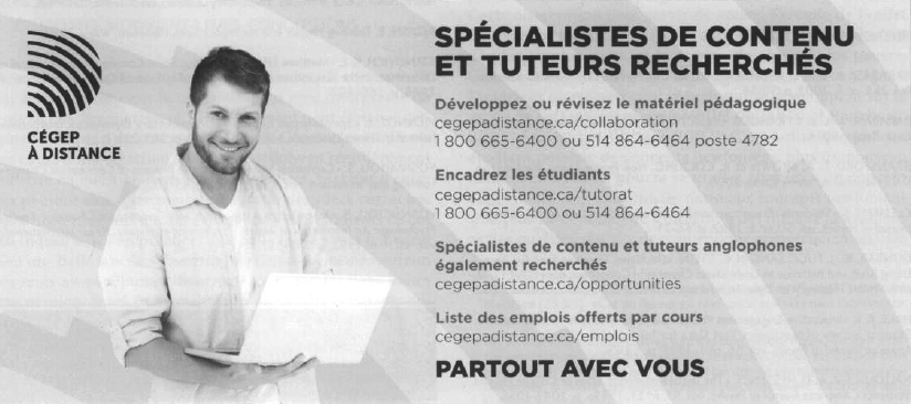Publicité : spécialistes de contenu et tuteurs recherchés