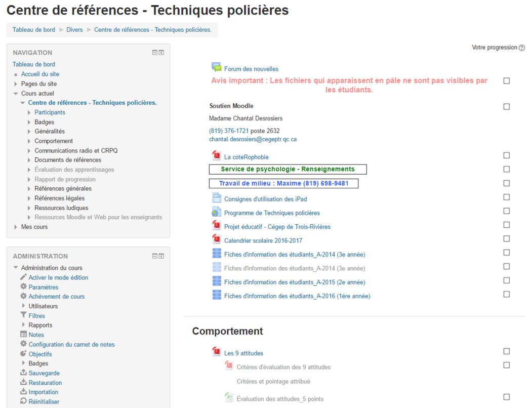 Reference Centre – Police Technology – screenshot