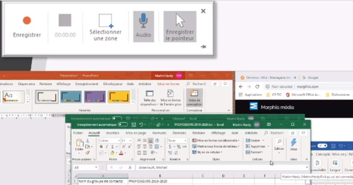 Utiliser Powerpoint Pour Realiser Des Videocaptures D Ecran Et En Faire Le Montage Profweb