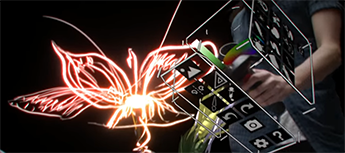 Tilt brush thumb