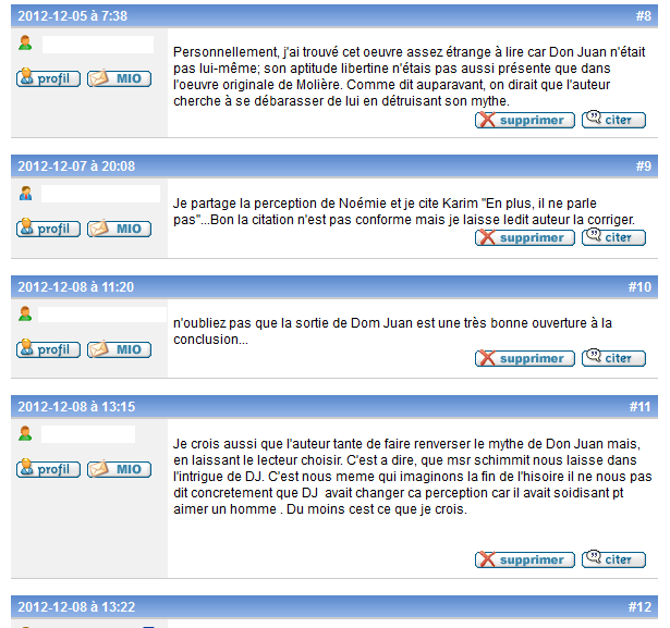 Image: /uploads/fileadmin/user_upload/Recits/Manon_Belleau/contributions_etudiants.png Exemples de contributions étudiantes au forum de Français 101