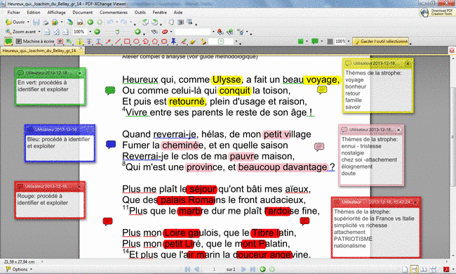Exemple d’usage de PDF-XChange Viewer